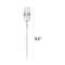Smarty Had A Party Silver with White Handle Moderno Disposable Plastic Dinner Forks (240 Forks), 240PK 9320-SWF-CASE - alternate 2